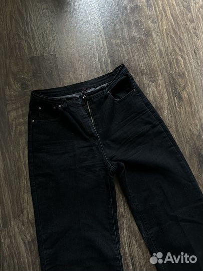Джинсы клеш темные