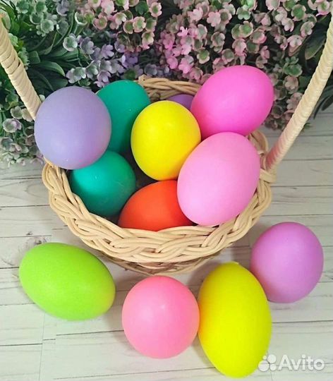 Пасхальные яйца из мыла