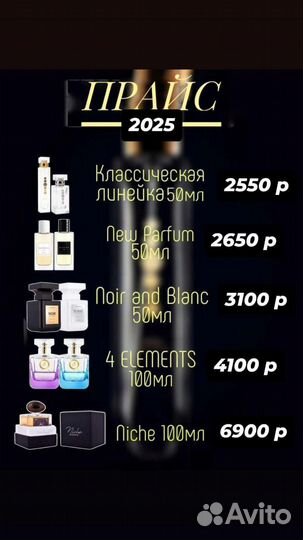 Духи от классики до Премиум класса