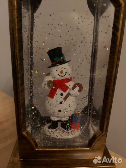 Декоративный фонарь с подсветкой и музыкой