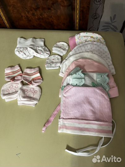 Вещи на девочку 0-3 месяца