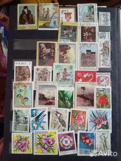 Заполненный альбом с марками СССР