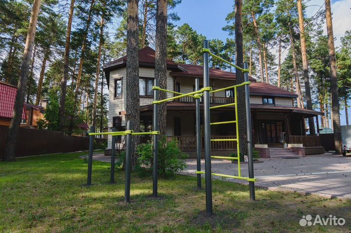 Воркаут (наклонная скамья, 3 перекладины) W230