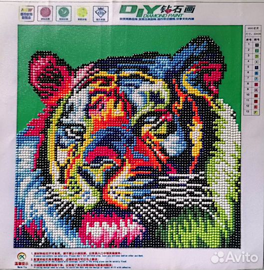 Алмазная вышивка готовая работа