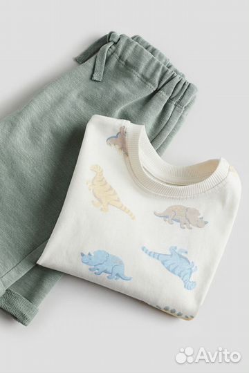 Костюм штаны и лонг H&M для мальчика 80 86