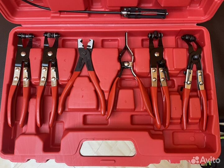 Набор щипцов для хомутов rossvik st120