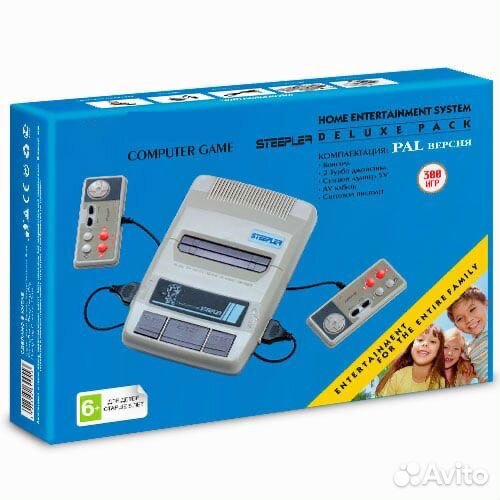 Игровая приставка 8-бит Steepler 300 игр+пистолет