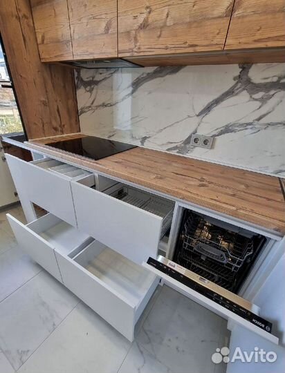 Гарнитур в стиле минимализм Мебель для кухни