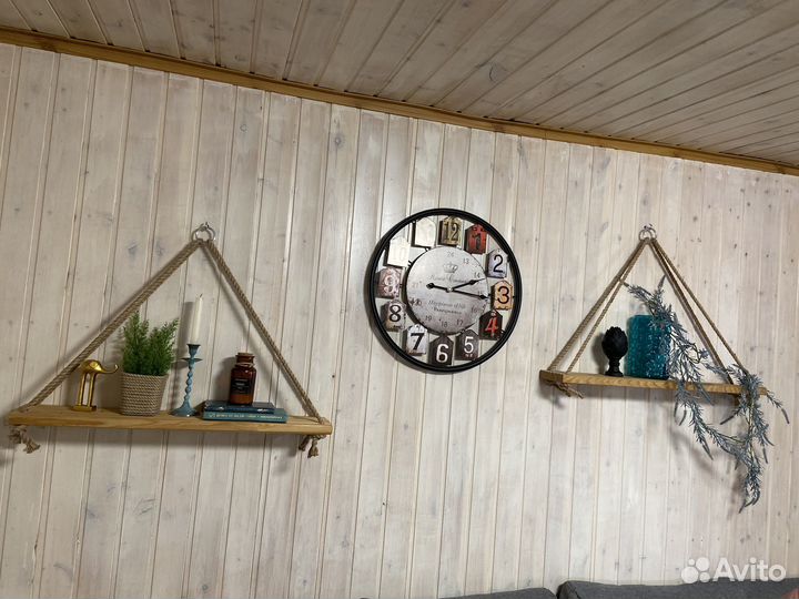 Полки стеллажи деревянные