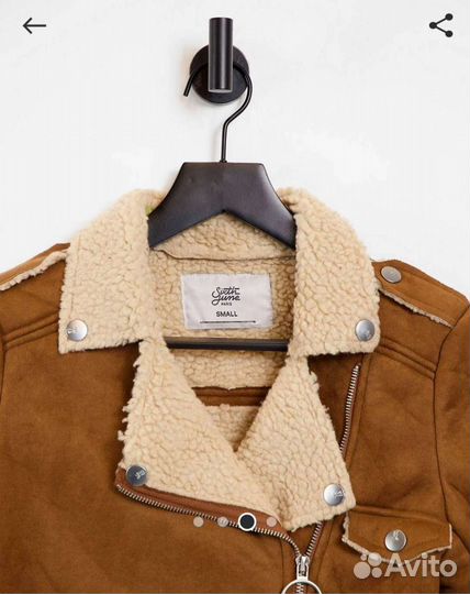 Куртка косуха из иск. замши на межсезонье новая