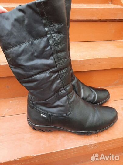 Демисенные сапоги 40 р-р, нат. кожа