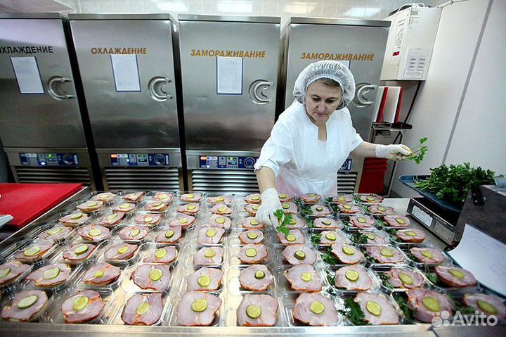 Вахта с проживанием и питанием Упаковщик обедов