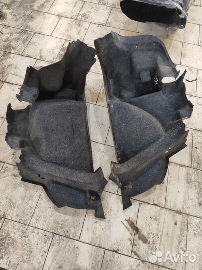 Обшивка багажника боковая vw polo sedan