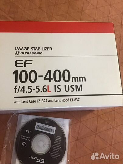 Объектив Canon EF 100-400mm f/4.5-5.6L IS USM