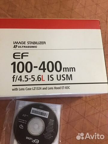 Объектив Canon EF 100-400mm f/4.5-5.6L IS USM