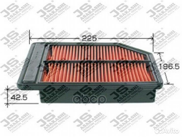 Фильтр воздушный A886J JS Asakashi