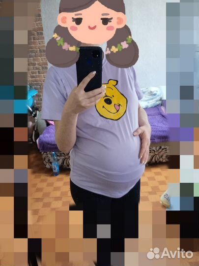 Футболка для беременных и кормящих