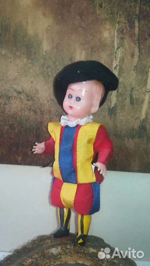 Пупс целлулоидный. Гвардеец
