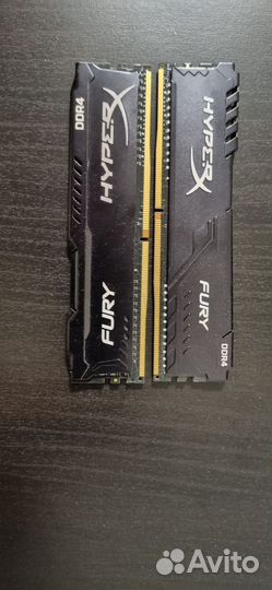 Kingston hyperx fury ddr4 16gb 2400