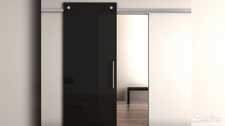 Стеклянная дверь