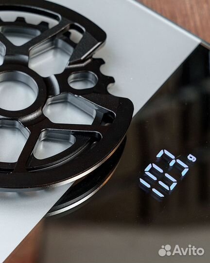 Передняя звезда для велосипеда BMX с гардом чёрная