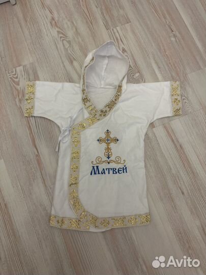 Крестильная рубашка для мальчика Матвей