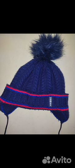 Шапка зимняя детская на 4-5лет