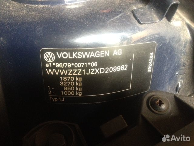 Разбор на запчасти Volkswagen Golf 4