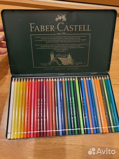 Акварельные карандаши faber castell 36 шт