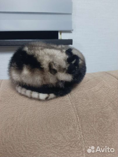 Шапка норковая берет