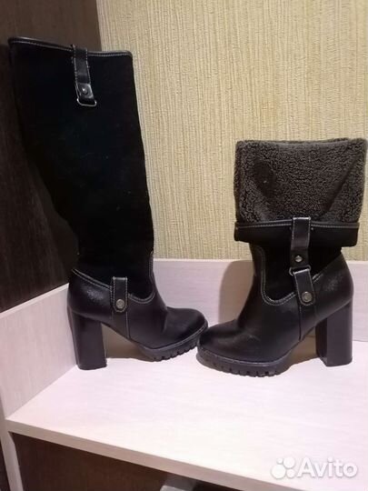 Сапоги зимние 2 в 1 36 размер