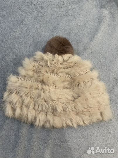 Шапка с натуральным мехом