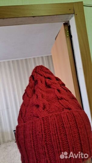 Шапка женская вязаная ручная работа