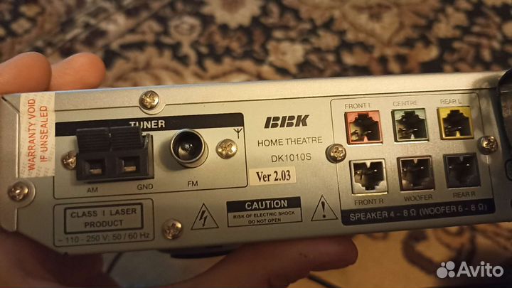 DVD проигрыватель BBK + караоке + микрофон