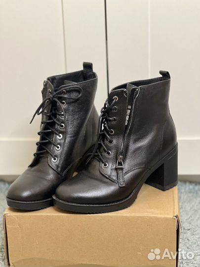 Ботильоны с мехом Thomas Munz новые