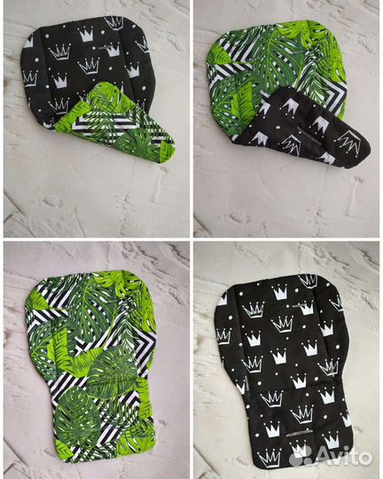 Двухсторонний универсал матрасик вкладыш в коляску