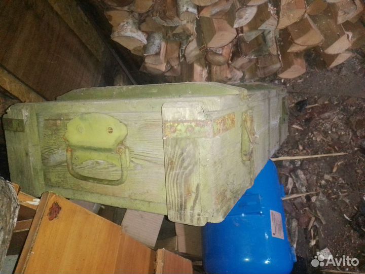 Ящик деревянный военный