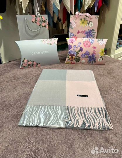 Шарфы платки палантины кашемир