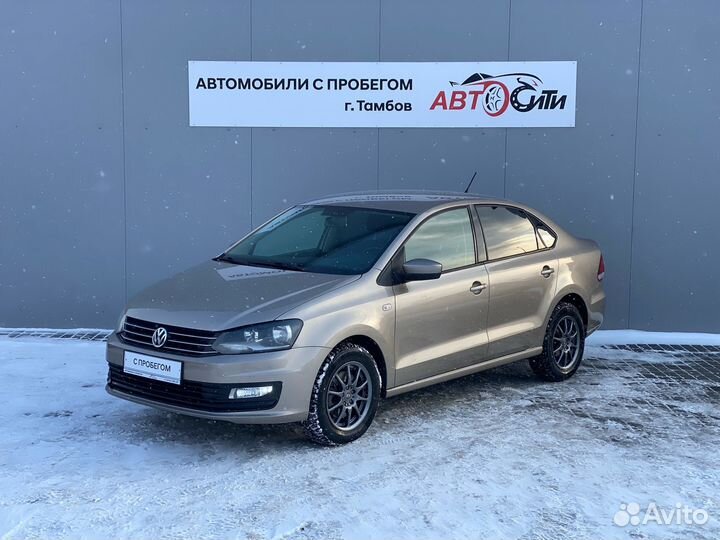 Volkswagen Polo 1.6 AT, 2015, 131 000 км