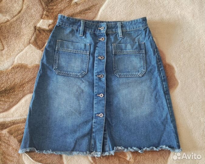 Юбка джинсовая