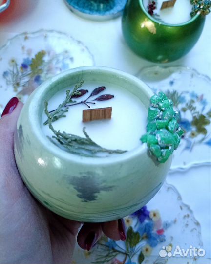 Ароматизированные свечи ручной работы