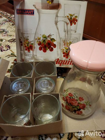 Набор кувшин и стаканы