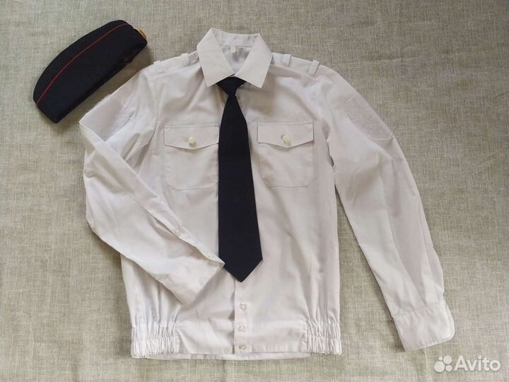 Блузка рубашка мвд женская белая 44 46 размер