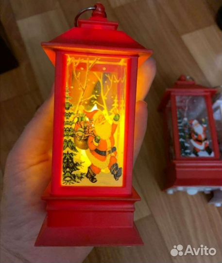 Фонарик новогодний декор