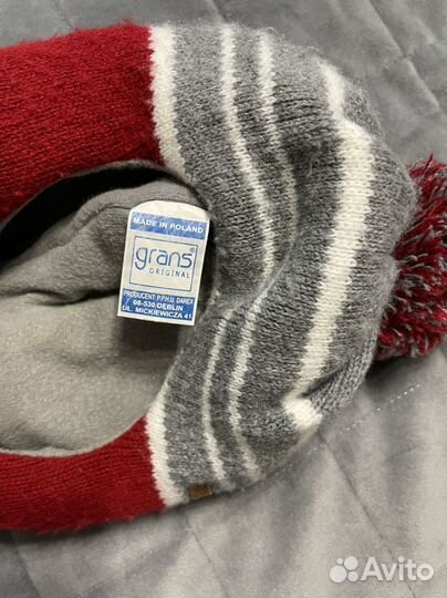 Шапка шлем зимняя