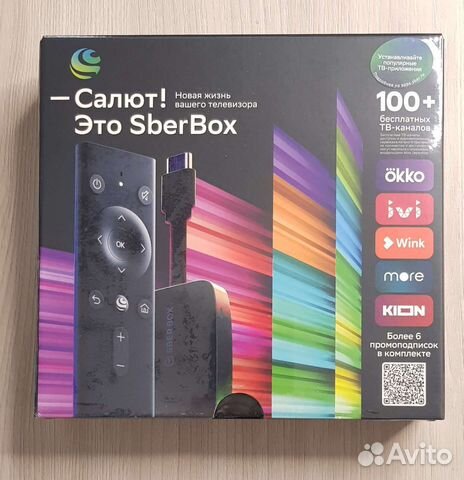 4К тв приставка Sberbox
