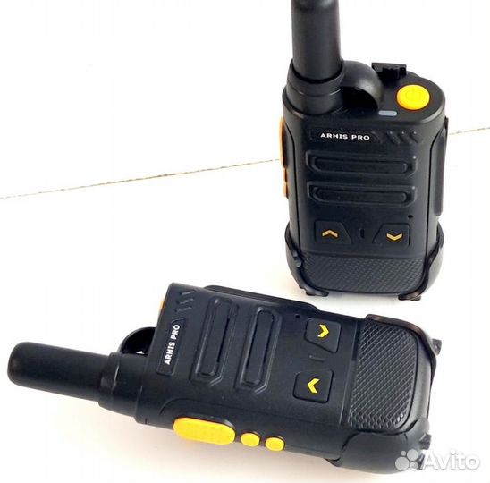 Легкая рация с наушником, комплект 2 штуки
