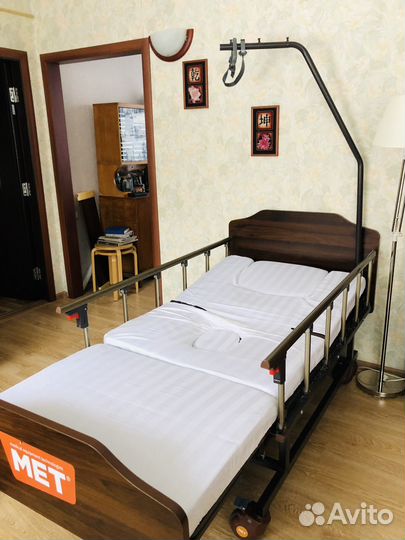 Кровать для лежачих больных мет remeks