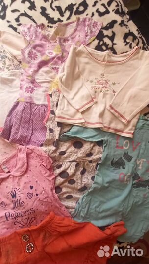 Вещи 1-2 г на девочку пакетом