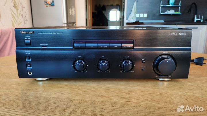 Усилитель Sherwood AX-5505 200Вт + пульт + DVD LG